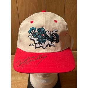 NWT Vintage Fort Wayne‎ Fury FT Basketball CBA Snapback Hat Signed Damon Bailey